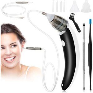 Electric Ear Cleaner Silicone Ear Wax Remover Tool USB Charge Removal Kit